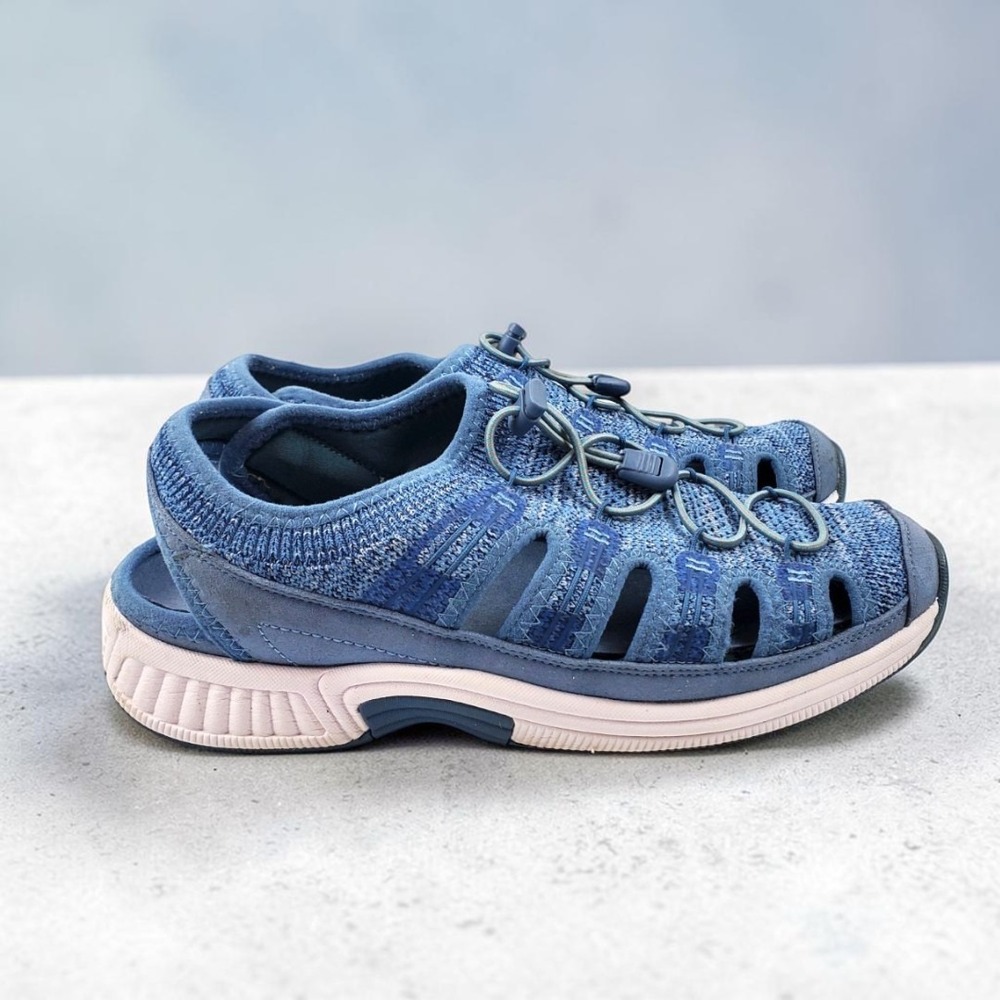 OrthoFeet 806 Laguna Blue Athletic Sandals Womens 11 Wide (D) Walking Shoes